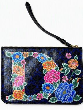 Liberty of London Iphis Wristlet Multicolor Floral Initial
